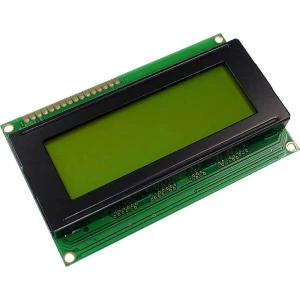 Display Elektronik LCD zaslon žuto-zelena 20 x 4 piksel (Š x V x d) 98 x 60 x 11.6 mm slika
