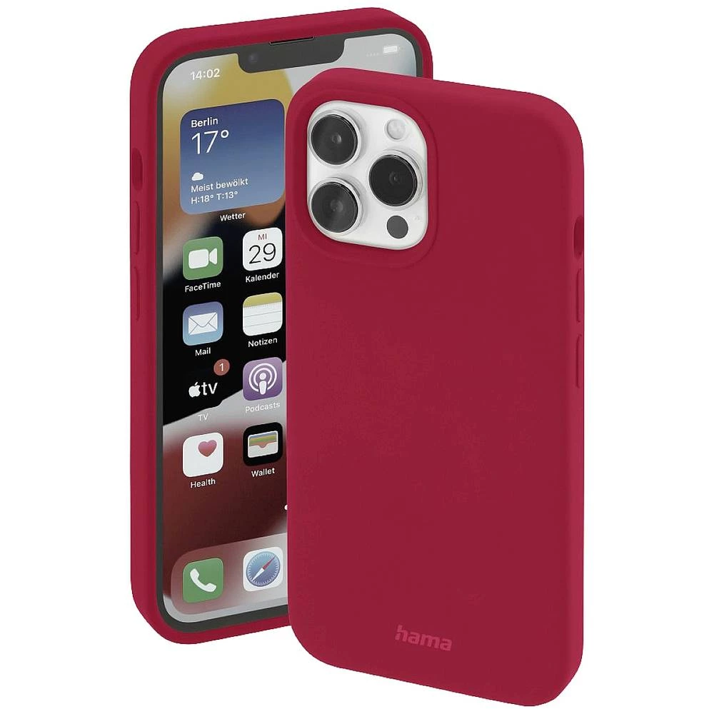 Hama MagCase Finest Feel PRO etui Apple iPhone 14 Pro crvena slika
