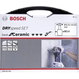 Bosch Accessories Dry Speed 2607017579 komplet dijamantnih svrdla za suho bušenje 4-dijelni 4 Dijelovi slika