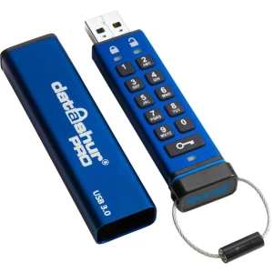 USB Stick 32 GB iStorage datAshur® PRO Plava boja IS-FL-DA3-256-32 USB 3.0 slika