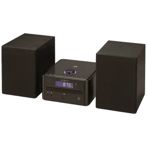 Reflexion HIF79FM stereo uređaj UKW, Bluetooth®, USB, #####MP3, CD, AUX, uklj. daljinski upravljač, uklj. kutija zvučnika crna slika
