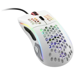 Glorious PC Gaming Race Model D igraći miš žičani optički mat-bijela 6 Tipke 12000 dpi osvjetljen slika