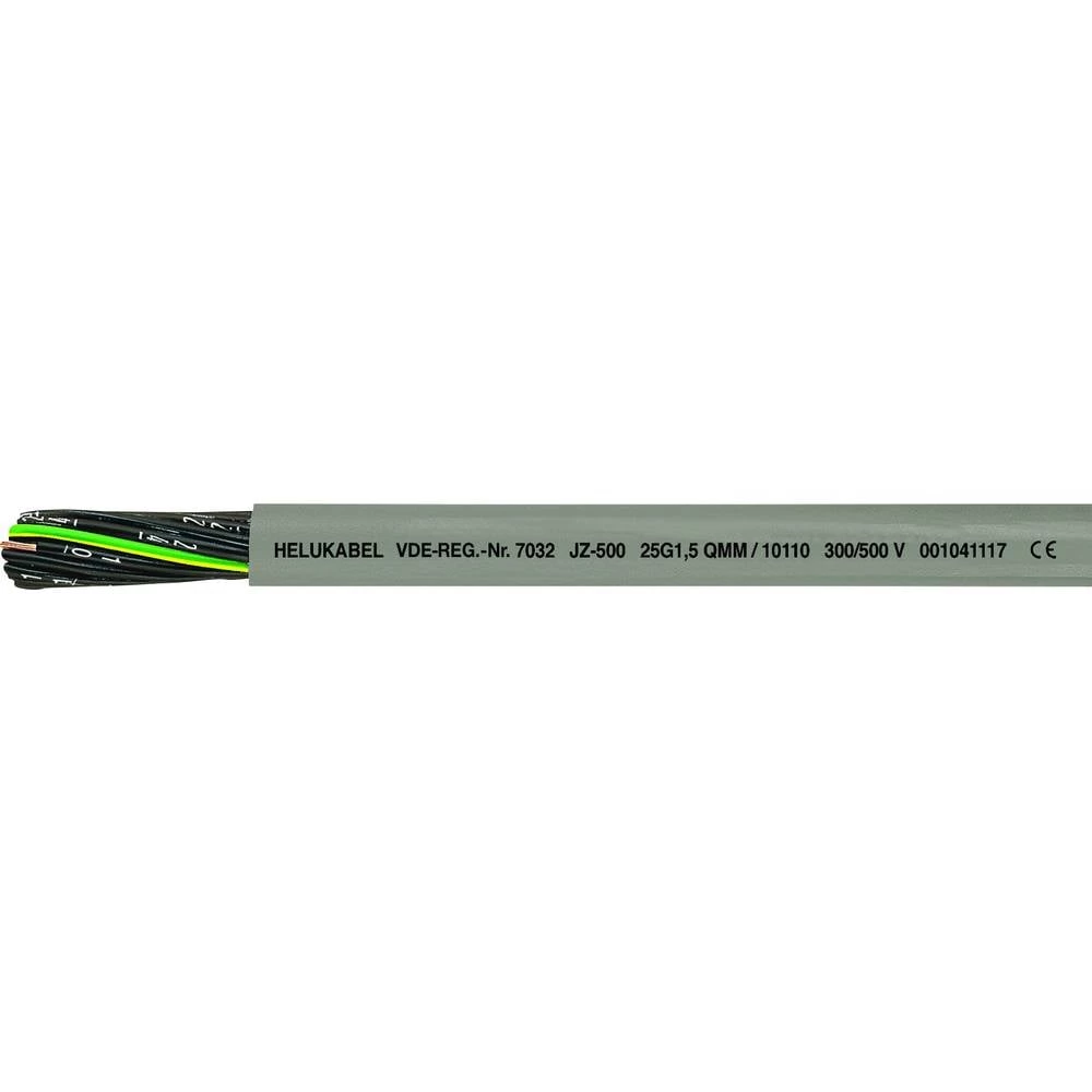 Helukabel JZ-500 kontrolni vod 21 G 0.75 mm² siva (RAL 7001) 10049-500 500 m slika