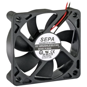 SEPA PLB60B24SE30A aksijalni ventilator 24 V/DC 27.6 m³/h (D x Š x V) 60 x 60 x 15 mm slika
