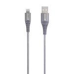 Skross USB kabel USB 2.0 USB-C™ utikač 1.20 m space siva okrugli, fleksibilan, oplaštenje od tekstila SKCA0015C-MFI120CN