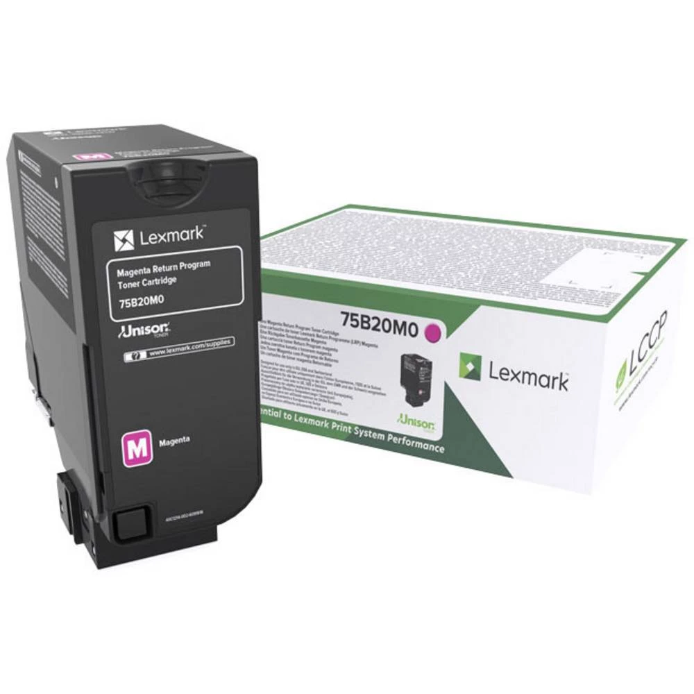 Lexmark spremnik s tonerom za povrat CS727 CS728 CX727 original purpurno crven 10000 Stranica 75B20M0 slika
