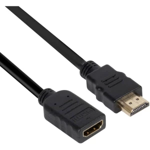 club3D HDMI Produžetak [1x Muški konektor HDMI - 1x Ženski konektor HDMI] 3 m Crna slika