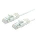 Value 21.99.1086 RJ45 mrežni kabel, Patch kabel cat 6 U/UTP 10.00 m bijela nezaštićen, bez halogena, vatrostalan 1 St.