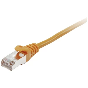 Equip 605576 RJ45 mrežni kabel, Patch kabel cat 6 S/FTP 10 m narančasta pozlaćeni kontakti 1 St. slika