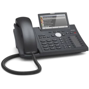 Telefonski sustav, VoIP SNOM D375 Handsfree, Priključak za slušalice TFT/LCD u boji Crna slika