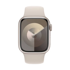 Apple Watch Series 9 GPS + Cellular 41 mm Starlight aluminijsko kućište sa Starlight sportskim remenčićem - M/L Apple Watch Series 9 GPS + Cellular 41 mm kućište od aluminija sportska narukvica Sta... slika