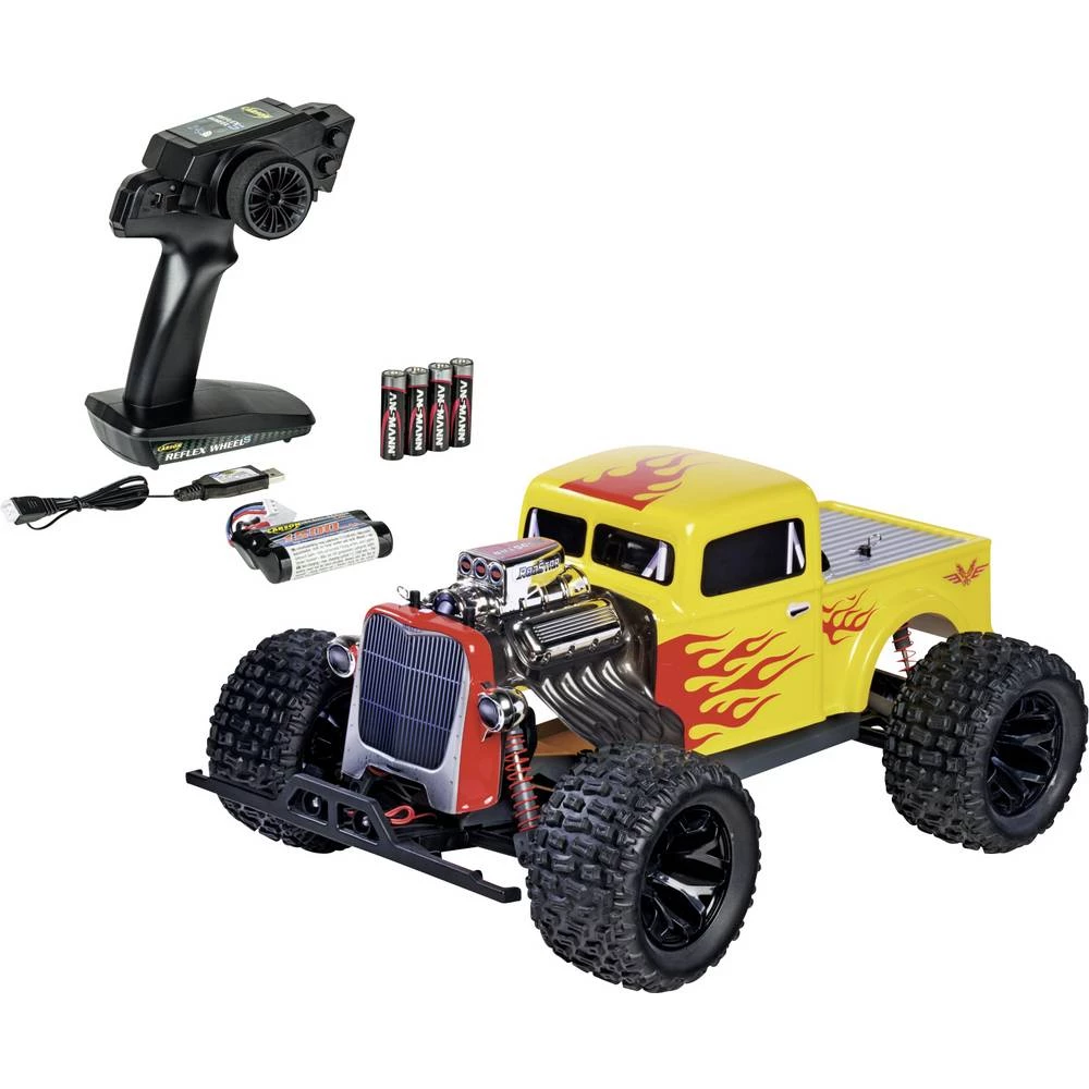 Carson Modellsport Rodstar RTR višebojna 1:10 RC model automobila monstertruck RtR 2,4 GHz sa svjetlosnim efektom slika