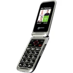 Geemarc CL8500 senior preklopni telefon sos ključ, stanica za punjenje antracitna boja, srebrna