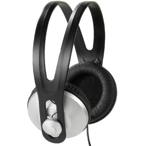 HiFi Naglavne slušalice Vivanco SR 97 Na ušima Crna/srebrna slika