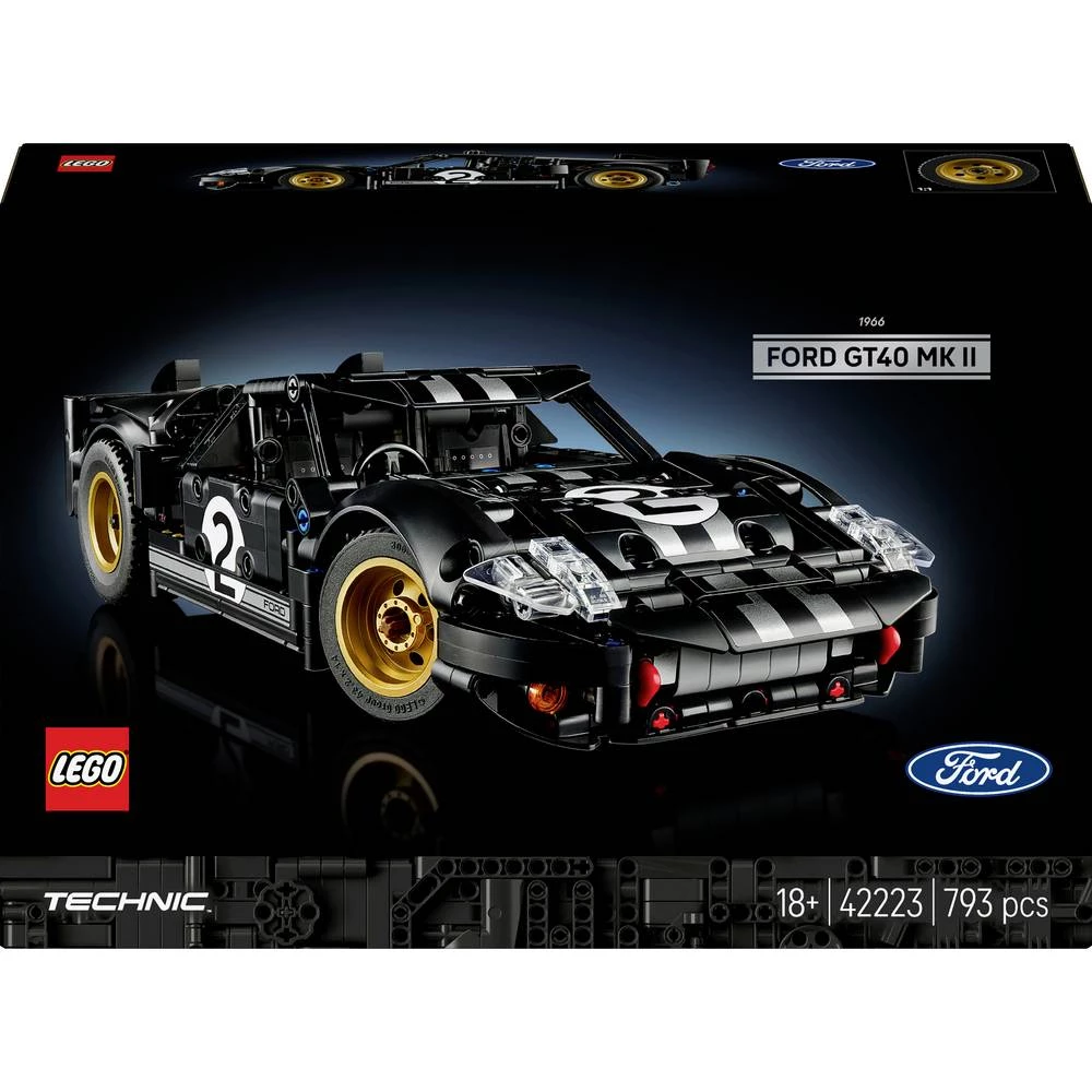 42223 LEGO® TECHNIC Trkaći automobil Ford GT40 MKII iz 1966. (42223) slika