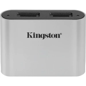 Kingston  vanjski čitač memorijskih kartica/hub USB-C™ USB 3.2 (1. gen.) srebrno-crna slika