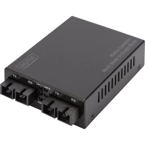 IEEE 802.3z 1000BASE-SX, SC dvostriki konektor Medijski konvertor 1.000 Mbit/s Digitus DN-82124 slika