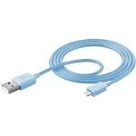 Cellularline USB 2.0 Priključni kabel [1x Muški konektor USB 2.0 tipa A - 1x Muški konektor USB-C™] 1.00 m Plava boja