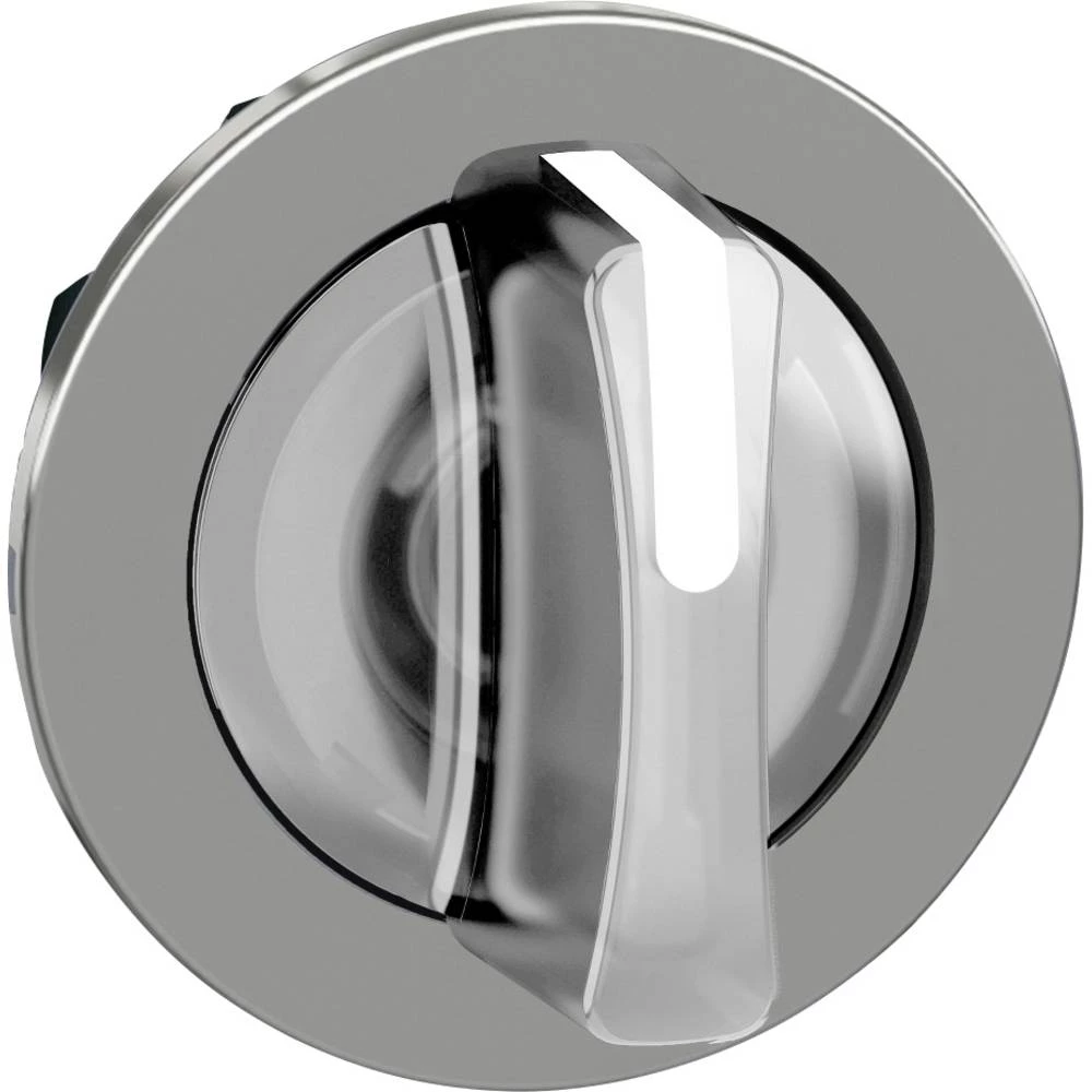 Schneider Electric ZB4FK1313 prednji element za biračku sklopku plosnat (Ø) 30.5 mm  krom boja, bijela 1 St. slika