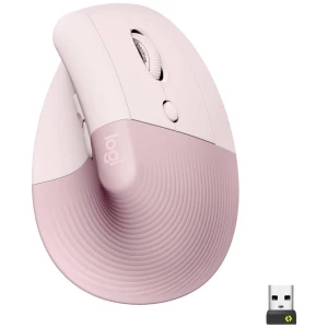 Logitech Lift Vertical Ergonomic Mouse ergonomski miš, miš bežično, Bluetooth®, bežični optički ruža 6 Tipke 4000 dpi er slika