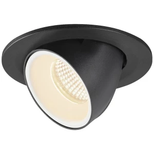 SLV NUMINOS GIMBLE S 1005868 LED ugradna svjetiljka    toplo bijela crna slika