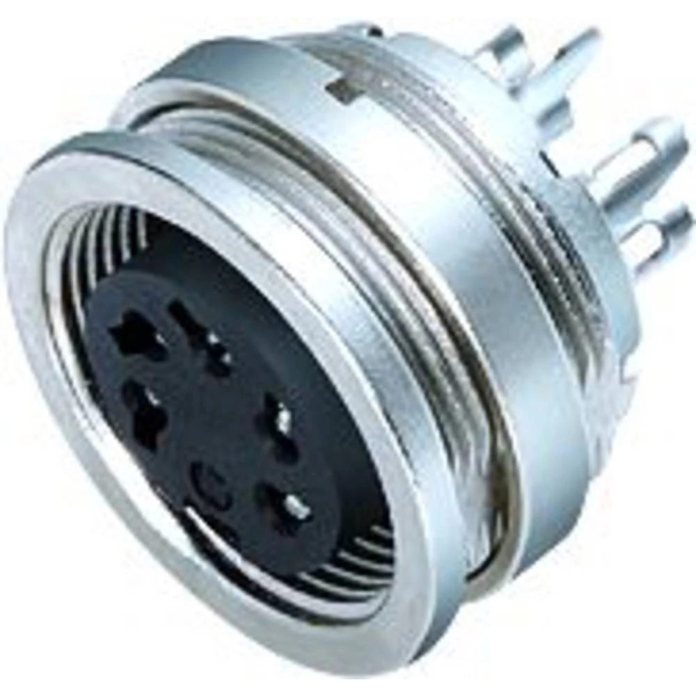 binder 09 0474 09 08-20 utičnica s prirubnicom žženski konektor, ravni Ukupan broj polova: 8 Serija (Okrugli utični kone slika