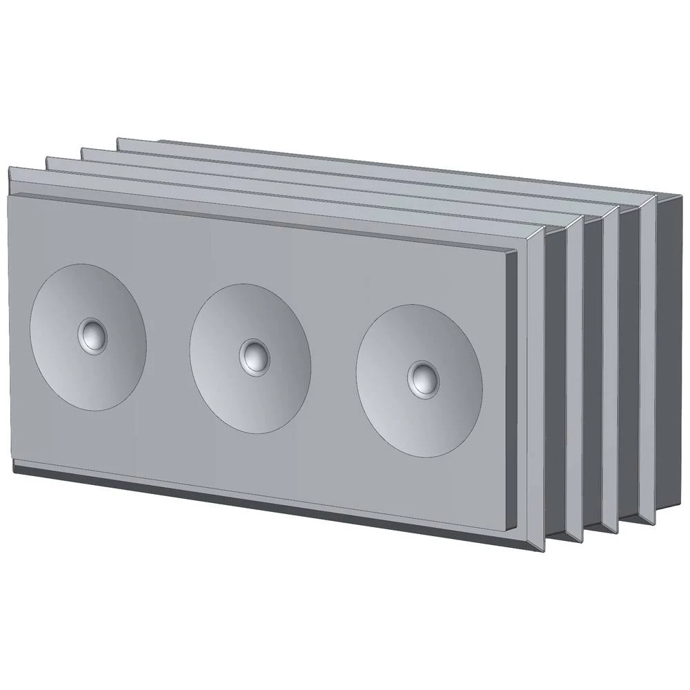 CONTA-CLIP KDS-DES 3X9,5 GR element za brtvljenje     termoplastični elastomer siva 5 St. slika