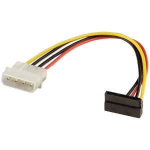 LINDY struja adapter [1x 4-polni električni muški konektor ide - 1x SATA-strujna utičnica 15-polna] 0.15 m višebojna slika