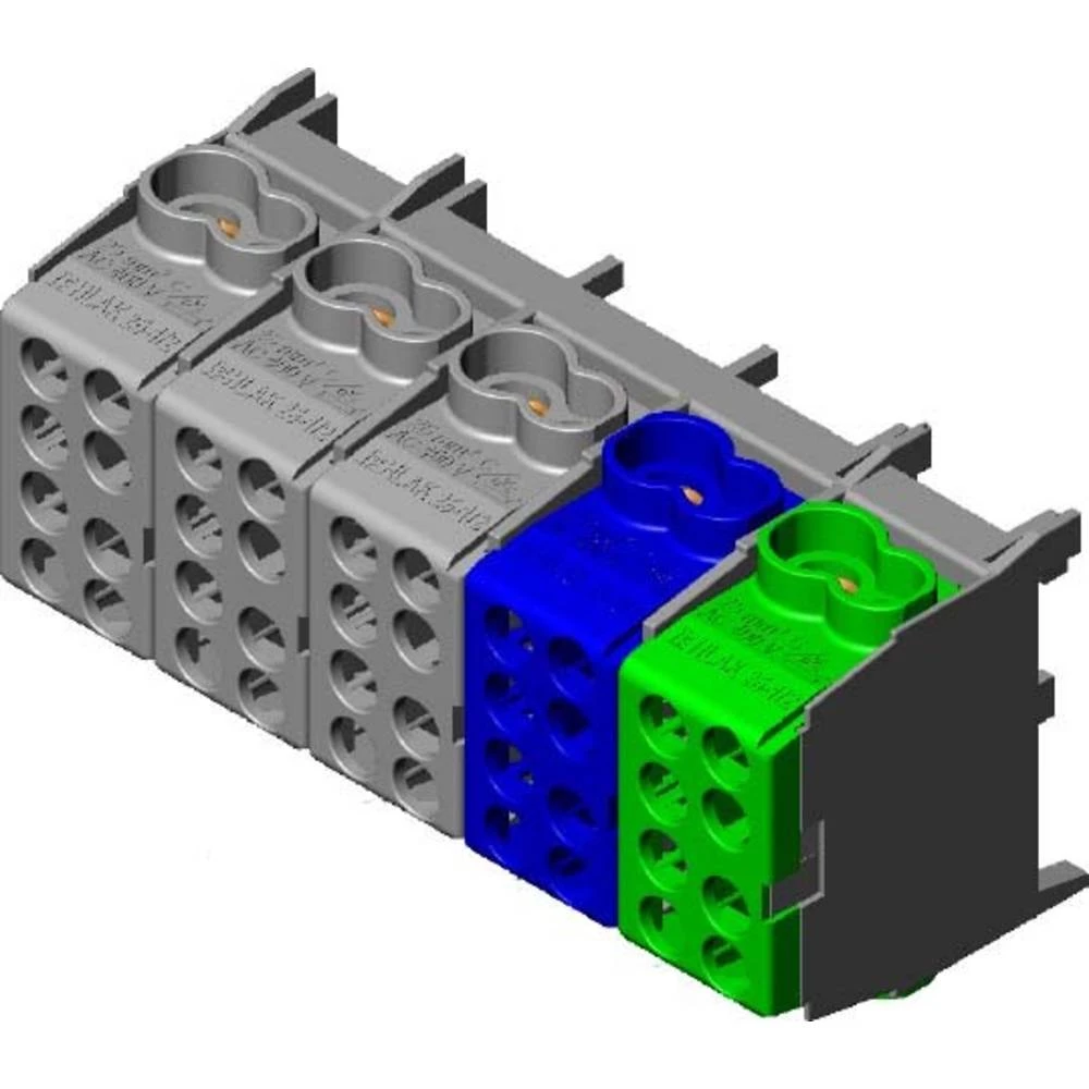 Pollmann 2080516 2080516 razdjelna stezaljka fleksibilno: -  kruti: -  Broj polova (broj): 5 1 St. slika