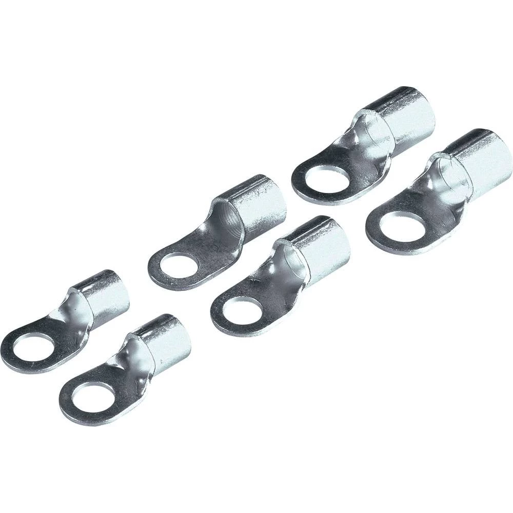 Helukabel 91519 prstenasta kabelska stopica Presjek (maks.)=2.50 mm² neizolirani srebrna 1 St. slika