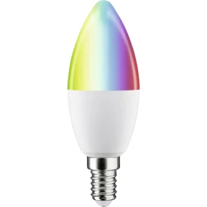 Standardna 230V Smart Home Zigbee 3.0 LED svijeća E14 470lm 5W RGBW+ prigušiva mat Paulmann LED žarulja Energetska učinkovitost 2021: F (A - G) E14 5 W RGBw slika