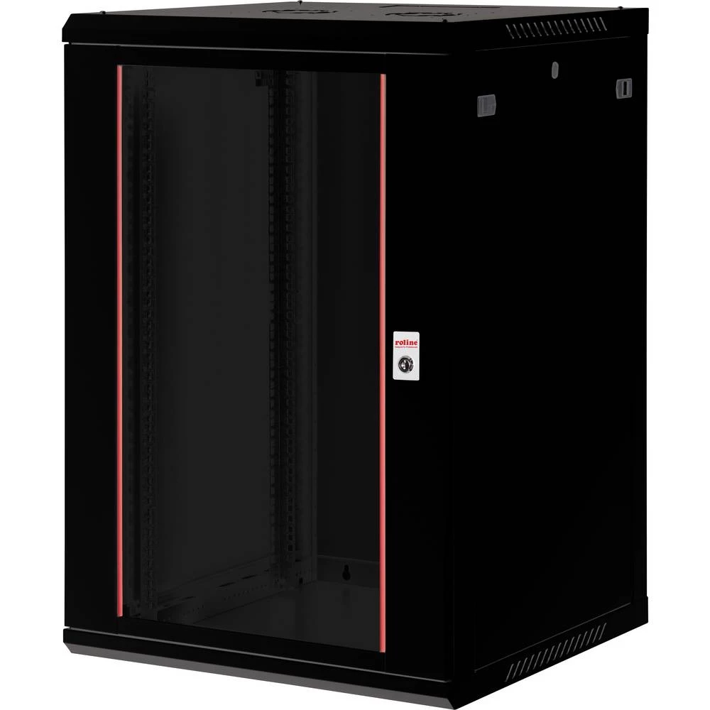 Roline 19" zidno kućište (Š x V x D) 600 x 912 x 600 mm 18 U crna slika