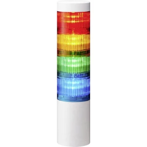 Signalni toranj LED Patlite LR6-402WJNW-RYGB 4-bojno, Crvena, Žuta, Zelena, Plava boja 4-bojno, Crvena, Žuta, Zelena, Plava boja slika
