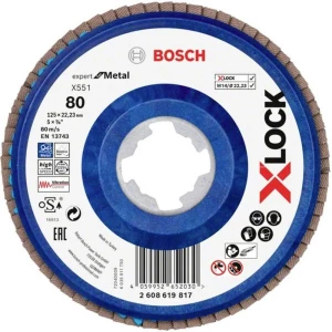 Bosch Accessories 2608619817 X551 lepezasta brusna ploča promjer 125 mm Promjer bušotine 22.23 mm  1 St. slika