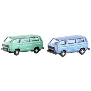 Minis by Lemke LC4347 n Volkswagen T3 set od 2 autobusa zelena+plava (metalik serija) slika