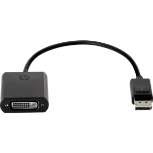 HP F7W96AA adapter [1x muški konektor DisplayPort - 1x ženski konektor DVI, 24 + 1 pol] crna slika