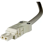 Adels-Contact 92845230 mrežni priključni kabel slobodan kraj - mrežni konektor Ukupan broj polova: 2 bijela 3.00 m 25 St.