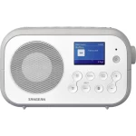 DAB+ (1012) Prijenosni radio Sangean Traveller-420 (DPR-42 W/G) Bluetooth, UKW Bijela, Siva