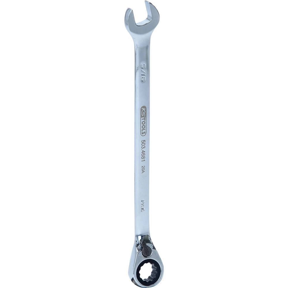 KS Tools 503.4681 503.4681 viličasto okasti ključ s račnom Veličina ključa (inča) (samo za naslov) 5/16" slika