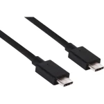 club3D USB 3.1 Priključni kabel [1x Muški konektor USB-C™ - 1x Muški konektor USB-C™] 0.8 m Crna