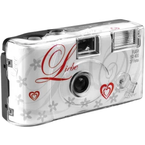 Jednokratni fotoaparat Love White 1 ST S ugrađenom bljeskalicom slika