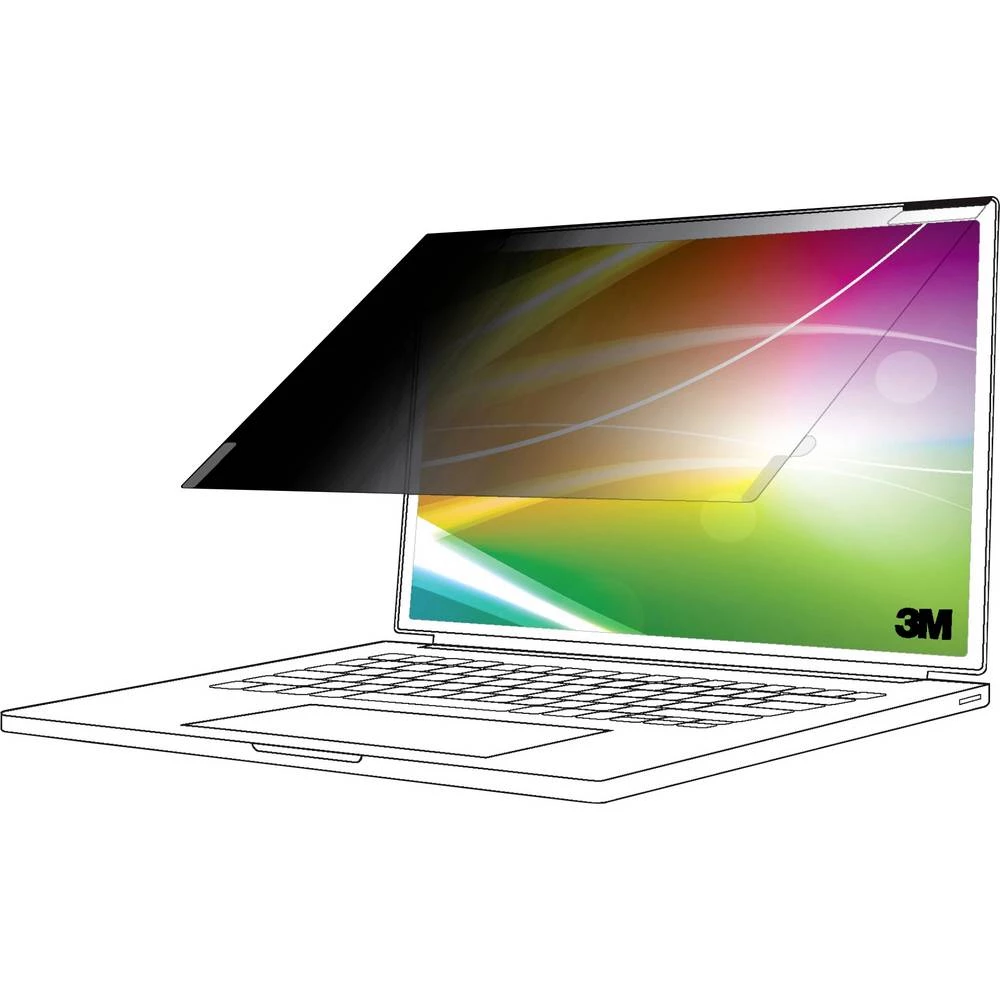 3M 3M BP156W1E Blickschutzf. 16:10 15,6 Br folija za zaštitu zaslona Notebook 39,6 cm (15,6") Format slike: 16:10 710032 slika
