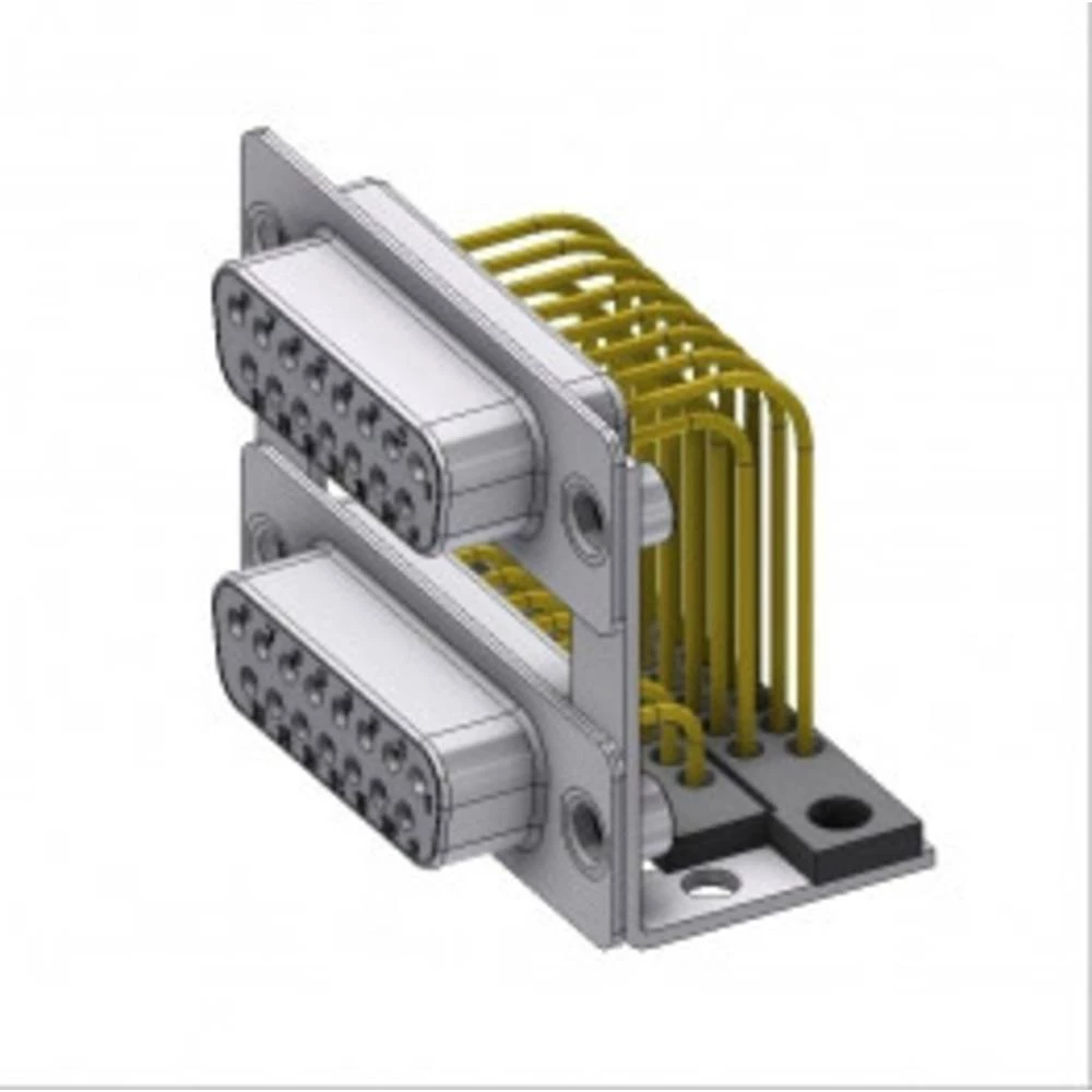 Dvokatni D-Sub konektor 180 ° Broj polova: 15 Lem DELTRON SWISS 1 ST slika