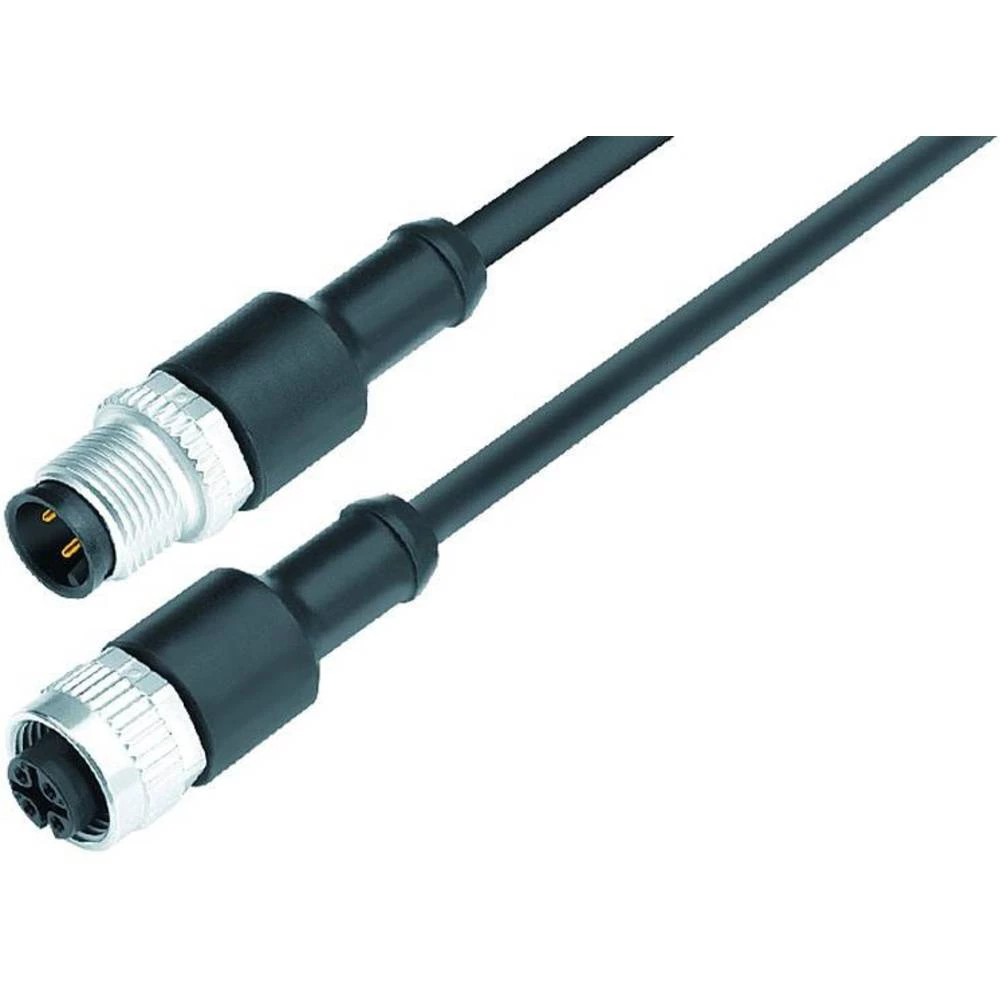 binder 77 3430 3429 50004-0060-20 utični konektor za senzor/aktivator, konfekcionirani žženski konektor, ravni, ravni mu slika