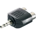 SpeaKa Professional SP-7870248 utičnica / Cinch audio y-adapter [1x 3,5 mm banana utikač - 2x ženski cinch konektor] cr slika