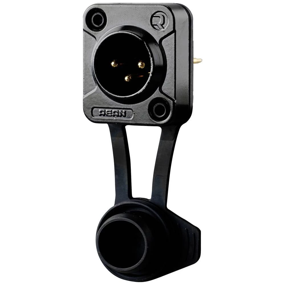 Rean AV RRX3M-Z-012-1 XLR utični konektor utikač, ugradni Broj polova (broj): 3  crna 1 St. slika