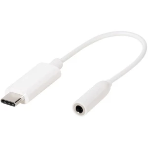 USB 3.1 Adapter [1x Muški konektor USB-C™ - 1x Priključna doza za 3,5 mm banana utikač] Bijela Vivanco slika