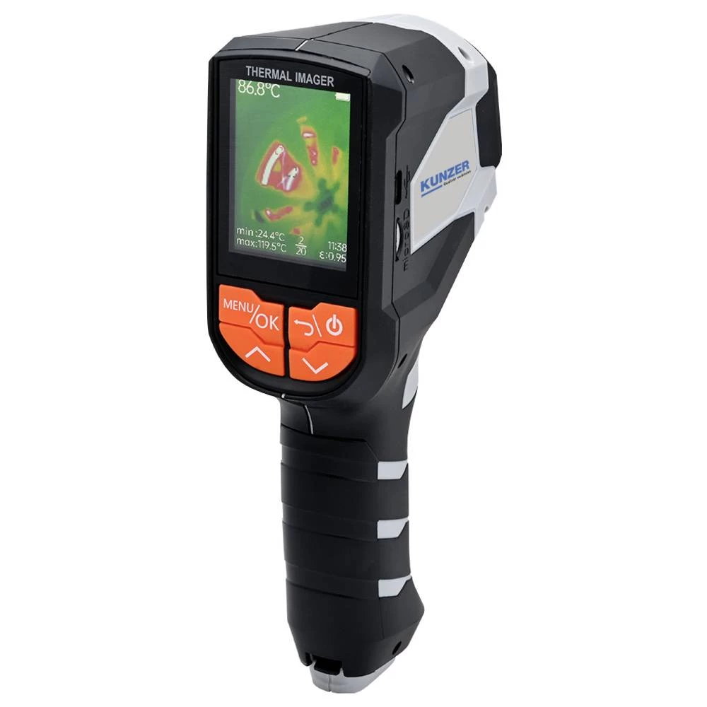 Kunzer 7WBK02 termalna kamera -20 do 1000 °C 9 Hz micro SD slika