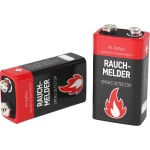 9 V block baterija Alkalno-manganov Ansmann Rauchmelderbatterie 9 V 2 ST