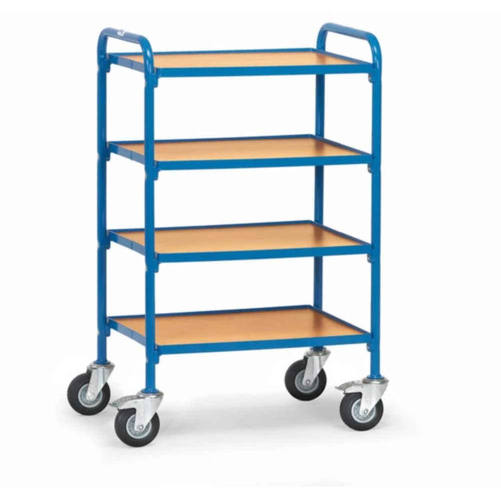 Fetra Hauptartikel 32930 etažna kolica čelik obložen s prahom Opterećenje (maks.): 250 kg briljantno-plava (RAL 5007) bo slika